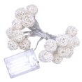 thumbnail image 1 of Luz De Ratán Alimentada Por Batería Sepak Takraw String Light Luz Blanca Cálida Luz Decorativa 10 Uds Luz Reutilizable Para Fiesta En Casa Dormitorio Advancent HA021905-00, 1 of 7