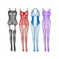thumbnail image 2 of Sonducket 4pccs lencería medias de red Sexy Fitness hueco ropa de dormir ropa interior de encaje fino elástico apretado mujeres Ropa interior, 2 of 6