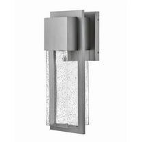 82014AL-LL Lark Alex - 6W 1 LED Medium Outdoor Wall Lantern In Modern Style-20 Inches Tall and 8 Inches Wide-Antique Brushed Aluminum Finish