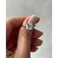thumbnail image 2 of SOLITAIRE JEWELS 2.5Ct Princess Cut Moissanite Diamond Engagement Ring 10K White Gold, 2 of 6