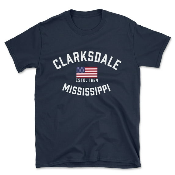 Clarksdale Mississippi Patriot Men's Cotton T-Shirt