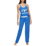 U.S. Polo Assn. Women's 2pc Racerback Tank and Pant Lounge Pajama Sleep Set