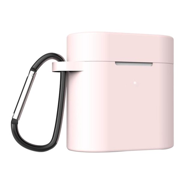 Funda de Silicona Suave Sunnimix para Auriculares con Mosquetón de Carga Rosa