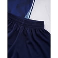 thumbnail image 6 of YONGHS Soccer Uniforms for Kids Boys Football Jersey Tee Shirt and Sport Shorts Team Training Outfit Navy Blue 5-6, 6 of 7
