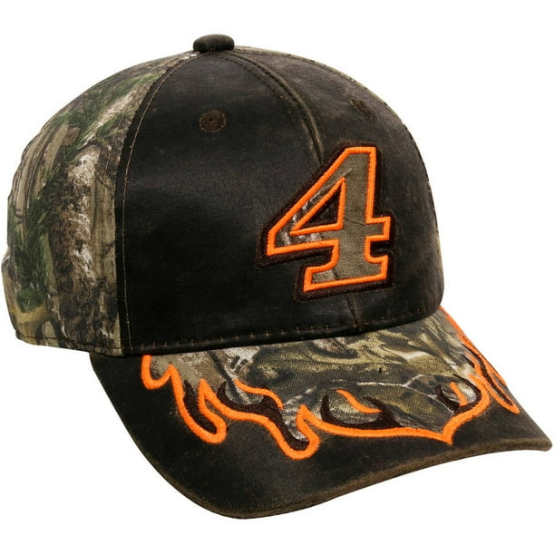 NASCAR NASCAR camo and weathered cotton number hat; Kevin Harvick 4