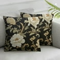 thumbnail image 2 of Nawypu  Throw Pillow Cover Retro Floral Vintage Style Peony Spring Summer Wildflowers Leaves Oriental Square Pillow Case Cushion Cover for Home Car Decorative 2pcs, 2 of 6