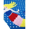 thumbnail image 5 of Wrapables Girls Casual Print Cotton Dress, 6T, Mermaid, 5 of 5