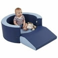 thumbnail image 2 of SoftZone® Lil Personal Space - Navy/Powder Blue, 2 of 9
