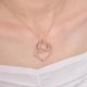 thumbnail image 3 of Silver Ring Holder Keeper Necklace Pendant Jewelry For Women Wife Girlfriend, 3 of 4