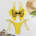 thumbnail image 4 of Traje de baño de 2 piezas para mujer, trajes de baño para mujer, traje de baño estampado de cuerpo dividido sin espalda para mujer, conjunto de traje de baño de cuerpo dividido para mujer, 4 of 9