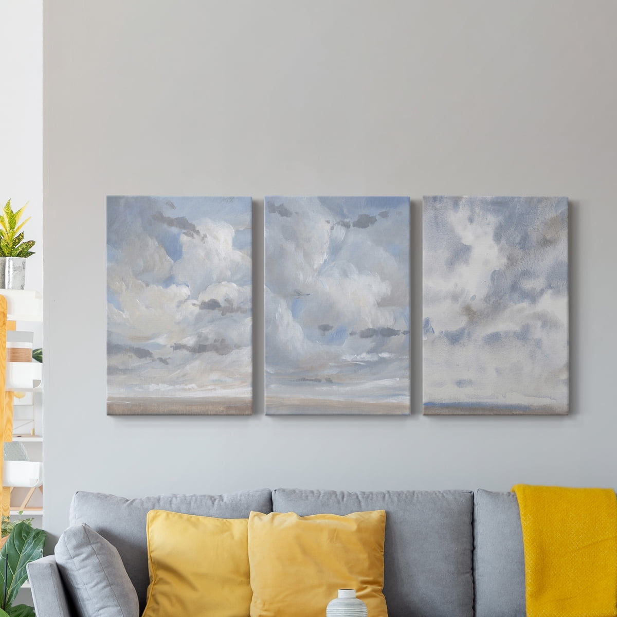 Sky Blue I Premium Gallery Wrapped Canvas - Ready to Hang - 24 x 36 Each