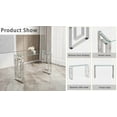 thumbnail image 6 of Modern Stainless Steel and Glass Console Table, Clear Glass with Stable Stainless Steel Legs - bs-02, 6 of 19