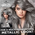 thumbnail image 2 of Got2b Metallic Permanent Hair Color M72 Dusty Silver, 2 of 4