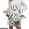 thumbnail image 4 of Ambesonne Northwoods Fabric by the Yard Upholstery, Wild Nature Theme, 5 Yards, Taupe and White, 4 of 4