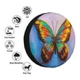 thumbnail image 5 of Balery Oil Painting Beautiful Butterflytire Cover Waterproof Dust-Proof, Universal Spare Wheel Tire Cover For Trailer, Rv, Suv Truck And Vehicle Camper Accessories-14 Inch, 5 of 9