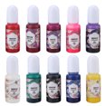 thumbnail image 1 of 10 colores 10 ml resina epoxi UV colorante pigmento colorante para manualidades, 1 of 11