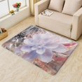 thumbnail image 2 of Flower Rugs for Living Room Bedroom Entryway - Floral Rug 2x3 - Plant Carpet for Home Decor - Washable Non Slip Patterned Indoor Small Area Rug - Soft & Low Pile (ZL&775), 2 of 7