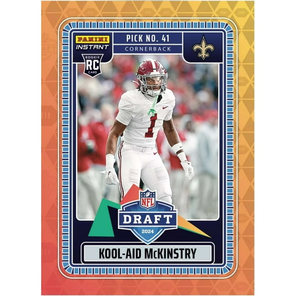 2024 Instant Draft Night Football Kool-Aid McKinstry NFLDN-32 (Rookie)