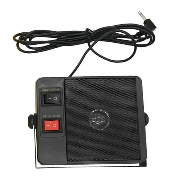 -750 External Speaker for Walkie Talkie 3.5mm CB Scanner Speaker for Two Way Car Mobile Radio Walki