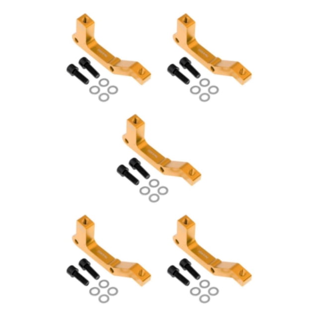 Ruiboury Bicycle Bike Disc Brake Mount Adaptor Caliper for PM IS to Gold Rear 5Set