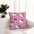 thumbnail image 4 of Hello Kitty Pillow Cover, Square Throw Pillow Cases For Couch Sofa Bed Living Room,Home Decorative, 24"X24", 4 of 9