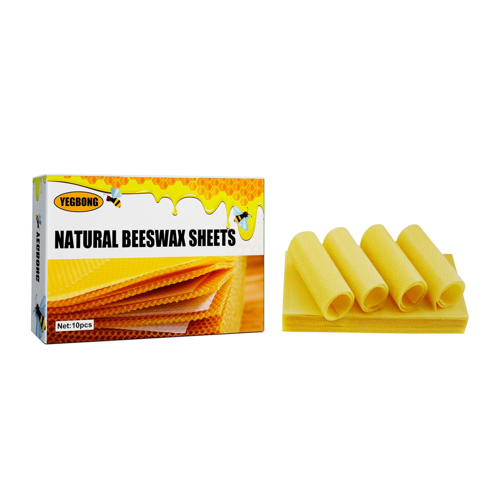 Home and Garden Clearance! 10 Pcs Beeswax Sheets, Beeswax Foundation