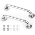 thumbnail image 1 of Pair of 12-Inch Bathroom Grab Bars, 1 of 5