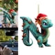 thumbnail image 1 of Colgantes Dragón Con Forma Letra Acrílica Navideña Exquisitos para Fiesta Navidad, 1 of 9