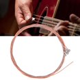 thumbnail image 4 of Stainless Steel Cores Guitar String, Stainless Steel Mercerized Strings Brass Strings, Durable and Long Service Life for Guitar Beginner Bass Professionals, 4 of 7