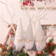 thumbnail image 1 of Muñecas Navideñas de Navidad Xihbxyly para Año Nuevo Juguete de Papá Noel Sin Rostro a Rayas 3 Piezas, 1 of 2