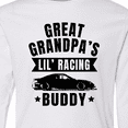 thumbnail image 4 of Inktastic Great Grandpas Lil Racing Buddy Long Sleeve Youth T-Shirt, 4 of 5