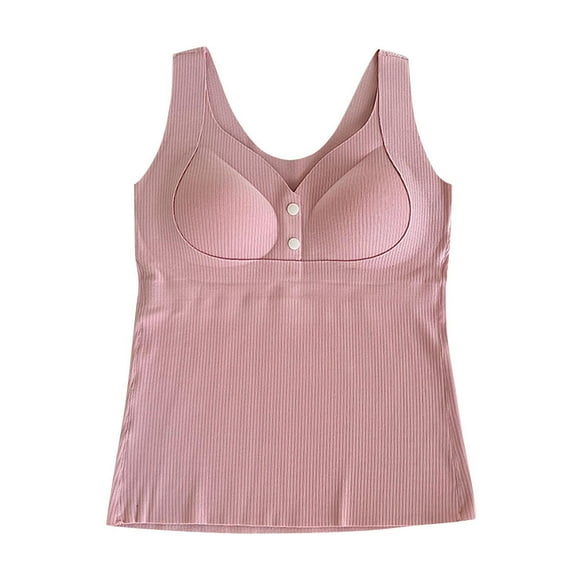 Nursing Tank Tops for Breastfeeding Pjs Sleepwear Postpartum, Women Nursing Tops Maternity Shirts with Built in Bra