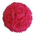 thumbnail image 2 of Realistic Rose Flower Artificial Plastic Rose 15cm Decorative Floral Ball For Home Wedding Garden DIY Centerpiece, 2 of 6