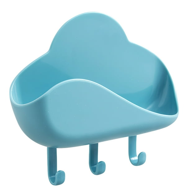 Soap Storage Rack Multifunctional Soap Drain Holder with Hooks Wall