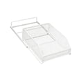 thumbnail image 2 of Organizador extraíble de metal para debajo del fregadero, estante deslizante multiusos para armarios de cocina. Blanco, 2 of 9