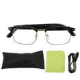 thumbnail image 2 of Smart Glasses, Touch Sensor Control Metal Frame Magnetic Charging  Glasses  for Gaming Gold,Grey, 2 of 7