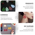 thumbnail image 6 of Pungan Unfinished Wood Teardrop Earring Blanks 50Pcs DIY Jewelry Making Home Decor,2.17"X1.46"X0.08", 6 of 10