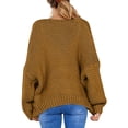 thumbnail image 5 of Yokua Women's Oversized Chunky Knit Cardigan Sweater Chunky Knit Long Sleeve Cardigan Jacket, 5 of 8