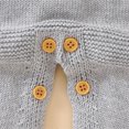 thumbnail image 6 of NOKIO Baby Boy Girl Knit Romper Cotton Long Sleeve Sweater Jumpsuit Clothes Baby Jumpsuit 1 Piece With Cute Hat Set, 6 of 9