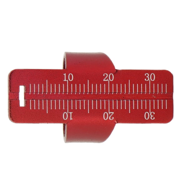 Regla de medición endodóntica, anillo de regla endodóntica, anillo de regla endodóntica de aluminio, regla de dedo con calibre endodóntico optimizada para la excelencia