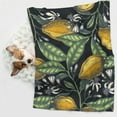 thumbnail image 6 of Naloa Citrus Fruits Elegant Lemons Dog Blanket, 3 Sizes Cat Blanket for Indoor Cats Large Medium Small Dog Gifts-Medium, 6 of 8