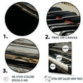 thumbnail image 3 of Designart "Serenity In Black And White Piano Keys" Music Floater Framed Canvas Art Print, 3 of 5