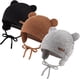 thumbnail image 3 of JANGANNSA Gorro de punto lindo para niños y niñas, gorro de Navidad cálido con orejeras, gorro de invierno para bebés de 0 a 2 años, 3 of 4