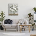 thumbnail image 3 of Stupell Industries White Bouquet Painting Botanical & Floral Painting Gallery Wrapped Canvas Art Print Wall Art, 30 x 40, 3 of 8