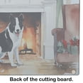 thumbnail image 2 of Karelian Bear Dog Cozy Christmas Glass Cutting Board Large 12 in x 15 in, 2 of 5