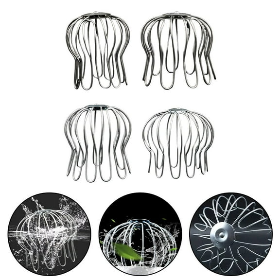 Goodhd Gutter Guard Strainer Rain Pipe Cap Roof Floor Drain Balcony Drainage Cover-50-70Mm