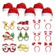 thumbnail image 2 of Gafas de terre, novedad, accesorios para fotografía, sombreros de Santa Cu gafas , accesorios para fotografía, adornos navideño disfraz PIEZAS B 18 CUTICAT Proveedor de sombreros de fiesta, 2 of 7