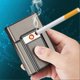 thumbnail image 2 of USB Rechargeable Cigarette Case & Lighter - 20 Cigarettes Capacity, Windproof Tungsten Flameless Electric Lighter, Perfect Men's Gift, 2 of 5
