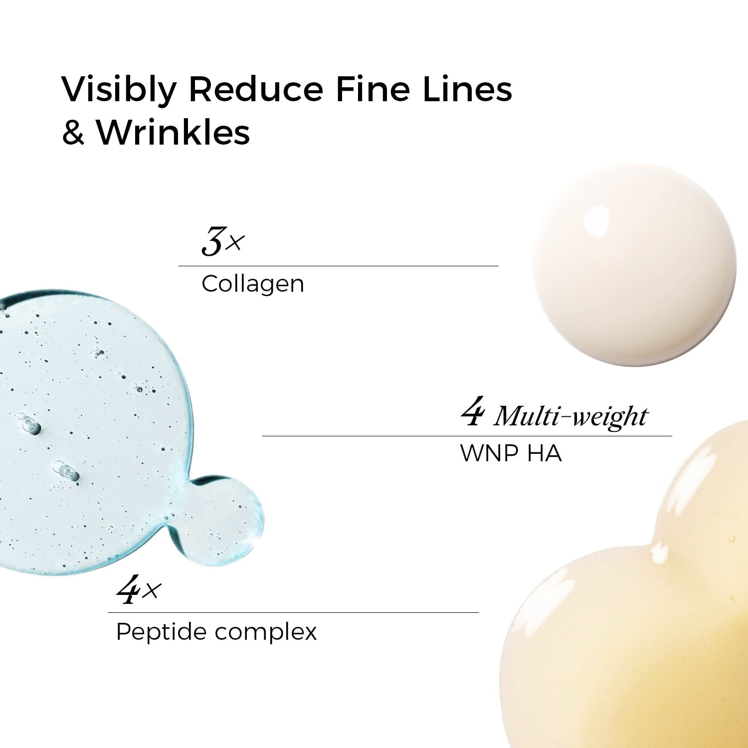 WNP Collagen Anti-Aging Serum, 100 Vials Value Pack with 4D Hyaluronic Acid, 4.06 fl oz