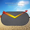 thumbnail image 2 of Upgrades Car Rear Windshield Screen Practical Car Rear Window Shade Portable Car Rear Window Curtain Simple Installation, 2 of 7